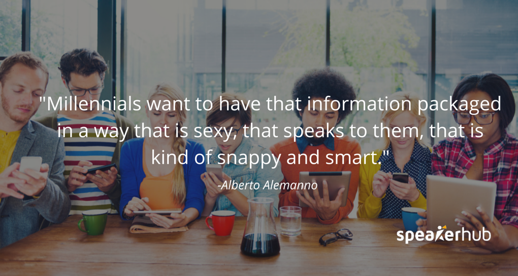 Millennials like information packaged in a sexy way Millennials like information packaged in a sexy way