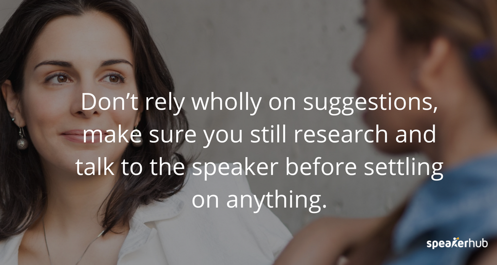 How to research speakers for your next event How to research speakers for your next event