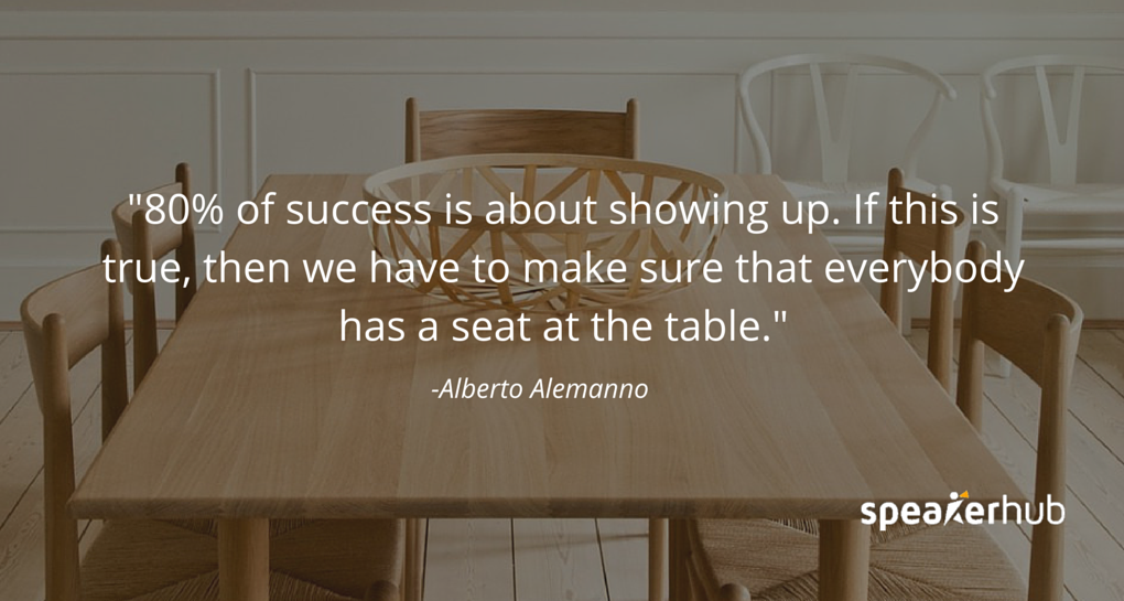 Success is about showing up. Success is about showing up.