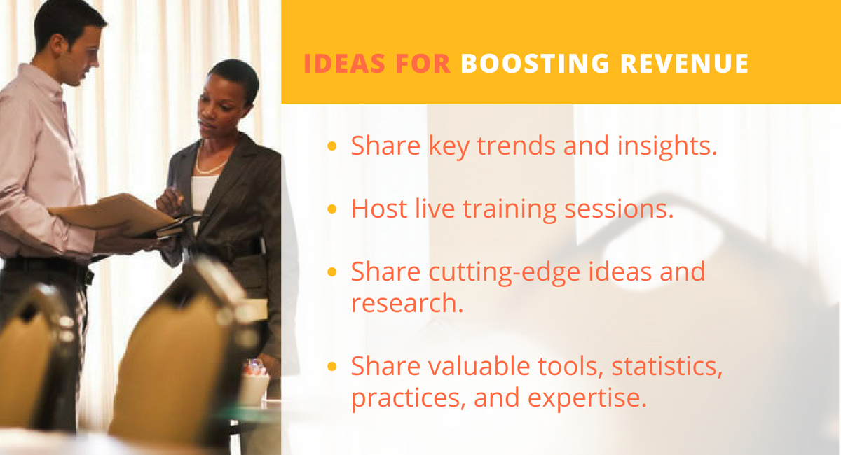 Boost revenue Boost revenue