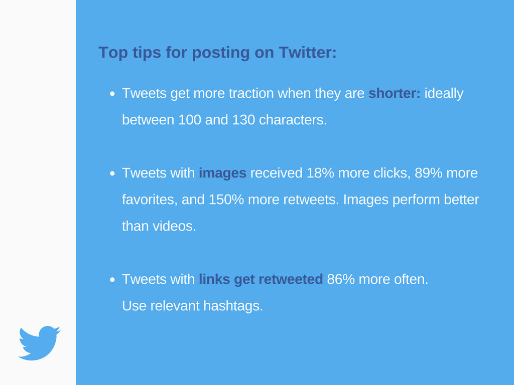 Top tips for posting on Twitter Top tips for posting on Twitter