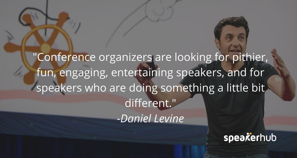 Maybe that’s also an exponent of this idea that people’s attention spans are shorter, and conferences are looking for pithier, fun, engaging, entertaining speakers, and for speakers who are doing something a little bit different. Maybe that’s also an exponent of this idea that people’s attention spans are shorter, and conferences are looking for pithier, fun, engaging, entertaining speakers, and for speakers who are doing something a little bit different.