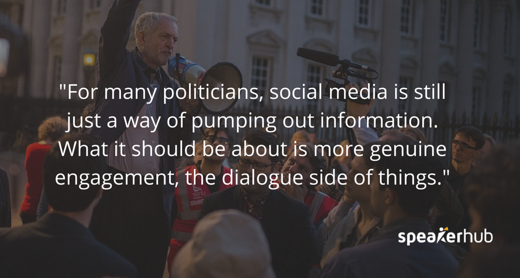 What’s not quite there yet is politicians using it on a day-to-day basis. It’s still very much, for many of them, a way of pumping out information. Stuart Thompson: What’s not quite there yet is politicians using it on a day-to-day basis. It’s still very much, for many of them, a way of pumping out information.