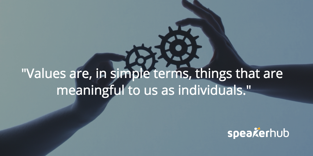 Values are in simple terms things that are meaningful to us as individuals. Jackie Le Fevre: Values are in simple terms things that are meaningful to us as individuals.