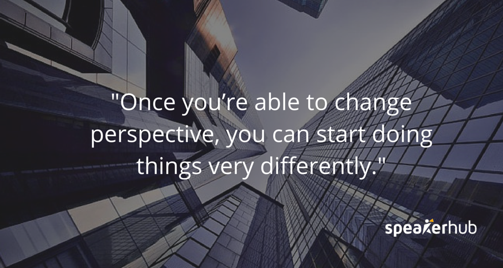 Once you’re able to change perspective, you can start doing things very differently. Philip Weiss: Once you’re able to change perspective, you can start doing things very differently.
