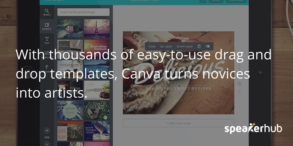 Canva turns novices into artists Canva turns novices into artists